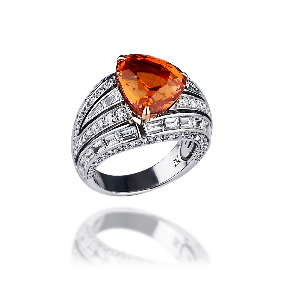 Spessartite Garnet Ring